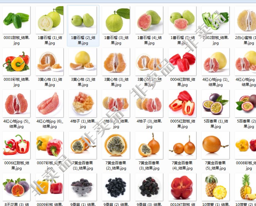 936张蔬菜水果实物图标插图